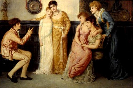 Simeon Solomon (1840-1905) - A Youth Relating Tales to Ladies - T03702 - Tate