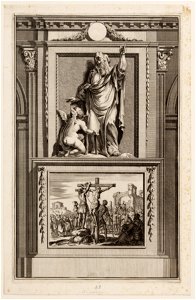 Simeon, bisschop van Ierusalem, door last van Attikus, stadhouder van Syrien, gekruyst, objectnr A 47763