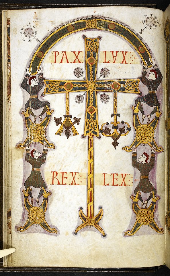 Silos Apocalypse - BL Add MS 11695 f. 005v - Oviedo cross