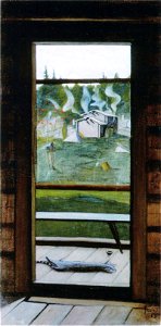 Simberg, Sauna lämpiää