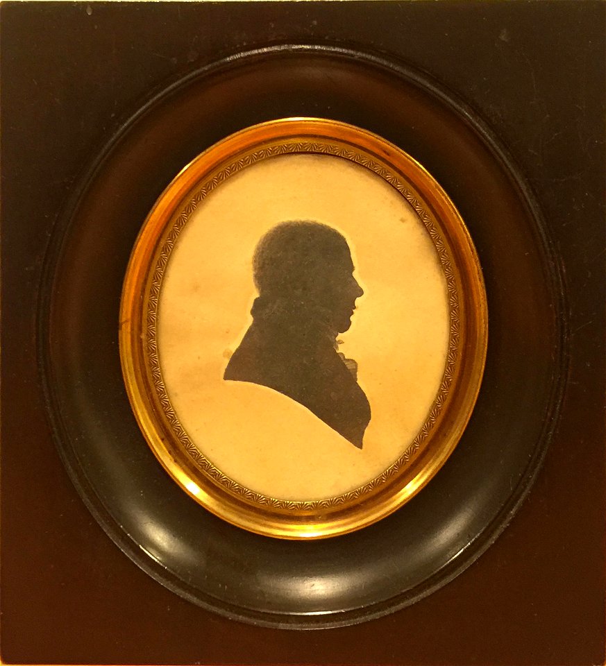 Silhouetportret van Cornelis Hendricksz. Backer (1766-1819), objectnr 1564