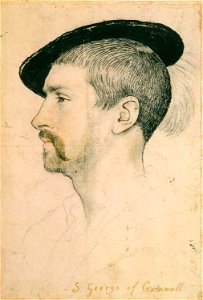 Simon George of Quocoute by Hans Holbein the Younger. Free illustration for personal and commercial use.