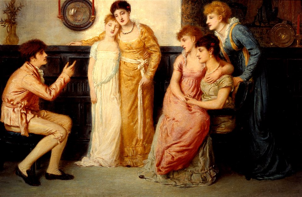 Simeon Solomon - A Youth Relating Tales to Ladies - Google Art Project