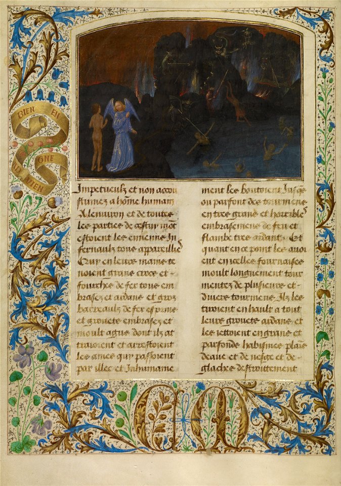 Simon Marmion (Flemish, active 1450 - 1489) - The Torment of Unbelievers and Heretics - Google Art Project