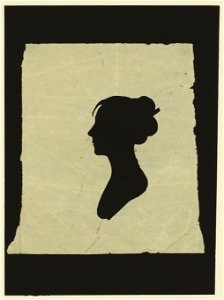 Silhouette of woman facing left, no. 4 LCCN2004662028