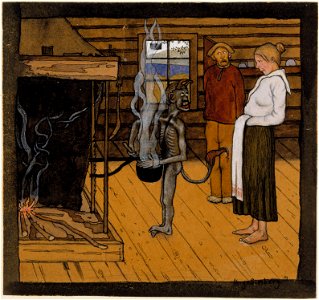 Simberg devil pot
