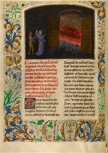 Simon Marmion (Flemish, active 1450 - 1489) - The Gates of Hell and Lucifer - Google Art Project