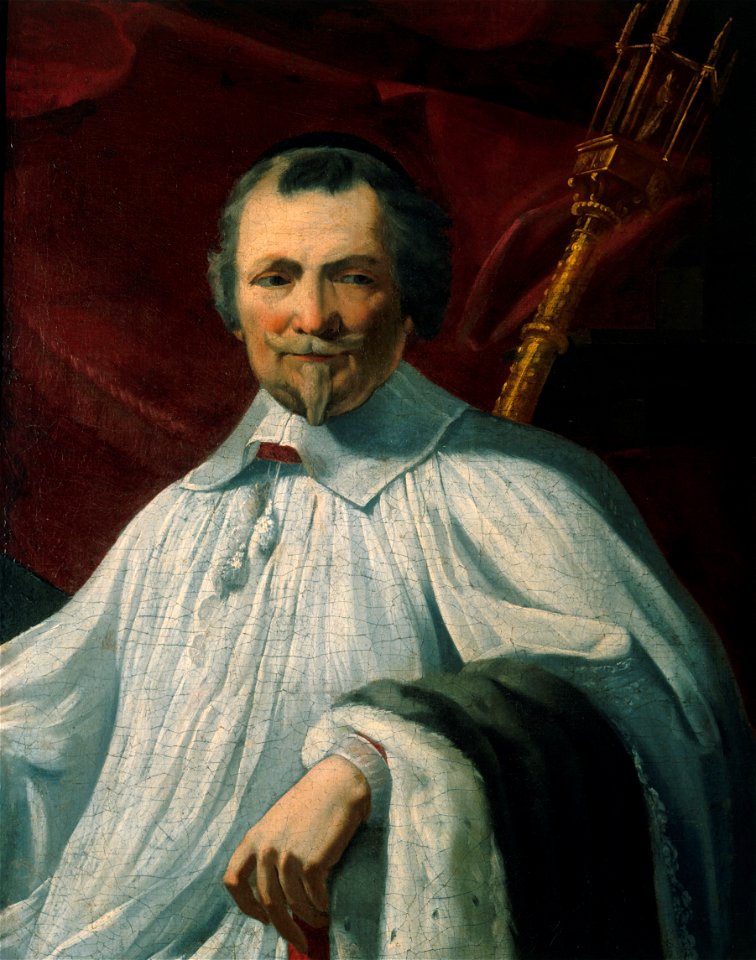 Simon Vouet - Portrait de Michel de Le Masle (1587-1662), chanoine de Notre-Dame de Paris, secrétaire de Richelieu - P654 - Musée Carnavalet