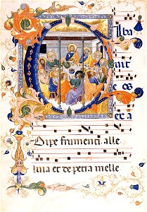 Silvestro de' Gherarducci - Gradual 2 for San Michele a Murano (Folio 78) - WGA08689