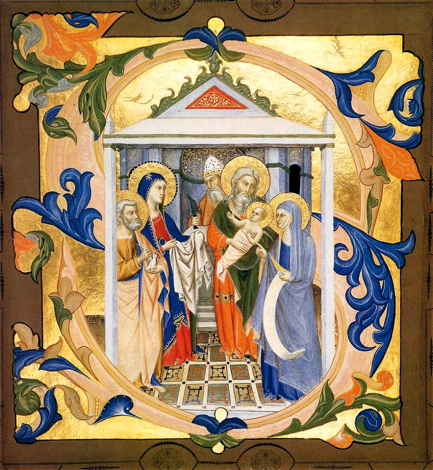 Silvestro de' Gherarducci - Gradual from Santa Maria degli Angeli (Folio 42) - WGA08674