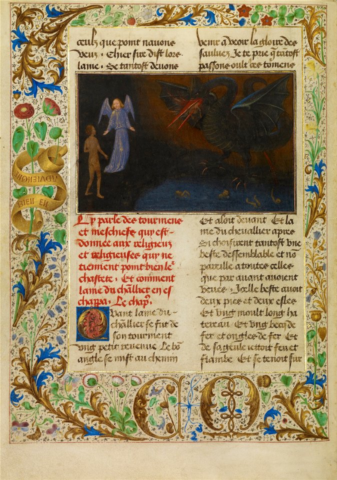 Simon Marmion (Flemish, active 1450 - 1489) - The Torment of Unchaste Priests and Nuns - Google Art Project