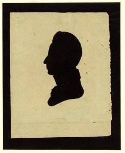 Silhouette of man facing left, no. 1 LCCN2004662018