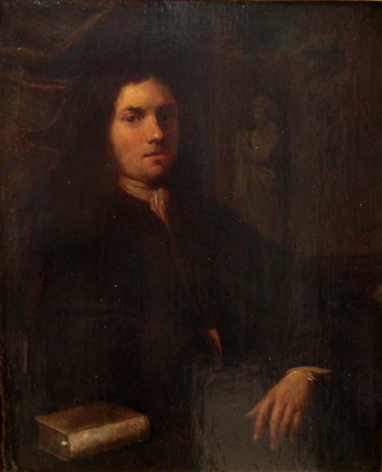 Simon van der Does - Portret van een man, waarschijnlijk Frederik van Leenhof (1647-1713) - SA 517 - Amsterdam Museum