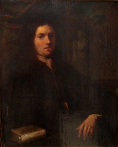Simon van der Does - Portret van een man, waarschijnlijk Frederik van Leenhof (1647-1713) - SA 517 - Amsterdam Museum