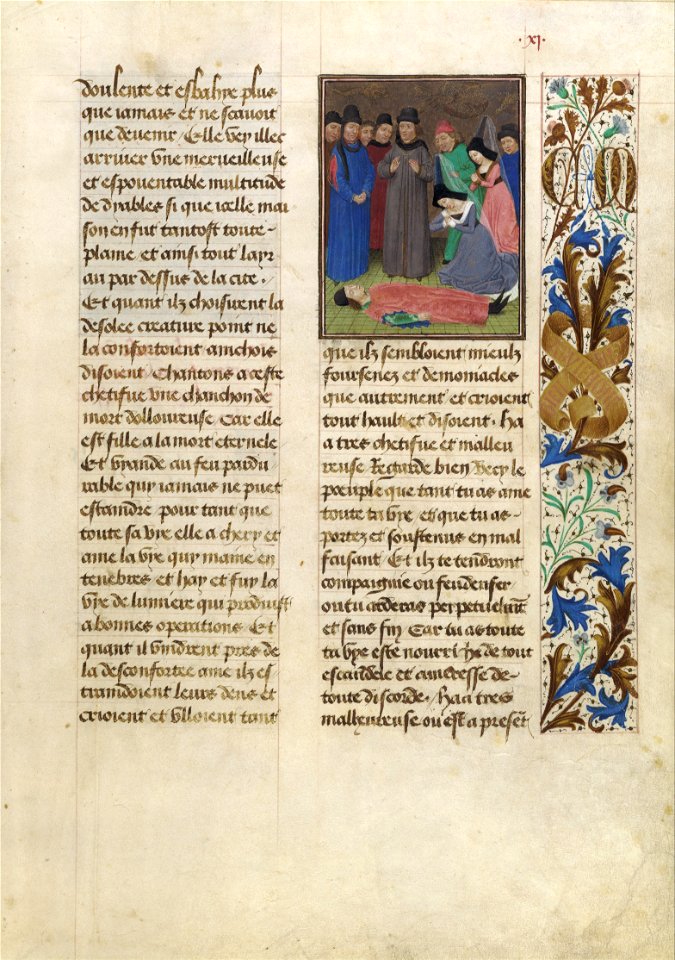 Simon Marmion (Flemish, active 1450 - 1489) - Tondal Appears to be Dead - Google Art Project