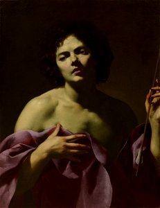 Simon Vouet - Saint Sebastian - 1990.5 - Museum of Fine Arts. Free illustration for personal and commercial use.