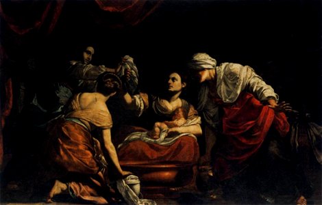 Simon Vouet - Birth of the Virgin - WGA25353