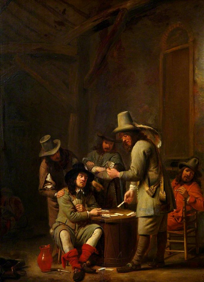 Simon Kick (1603-1652) - Soldiers at Cards - EU0721 - The Torrie Collection