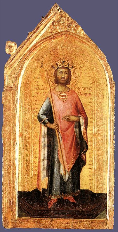 Simone Martini - St Ladislaus, King of Hungary - WGA21428