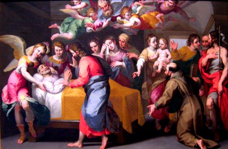 Simone Barabino - The Death of Saint Joseph - Google Art Project