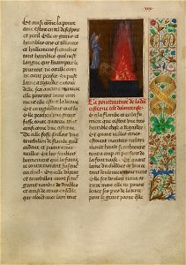 Simon Marmion (Flemish, active 1450 - 1489) - Demons Dragging Tondal into the Infernal Cistern - Google Art Project