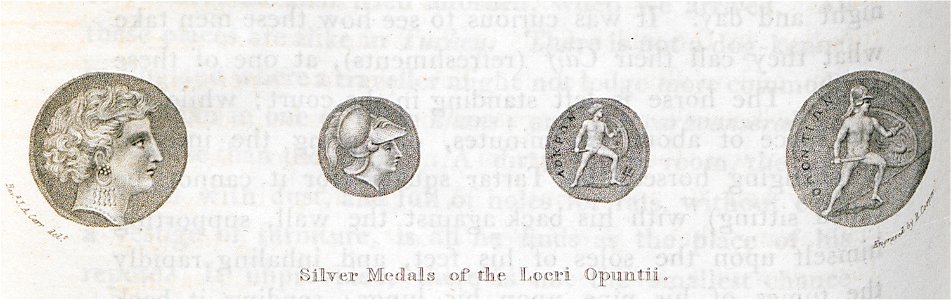Silver medals of the Locri Opuntii - Clarke Edward Daniel - 1816