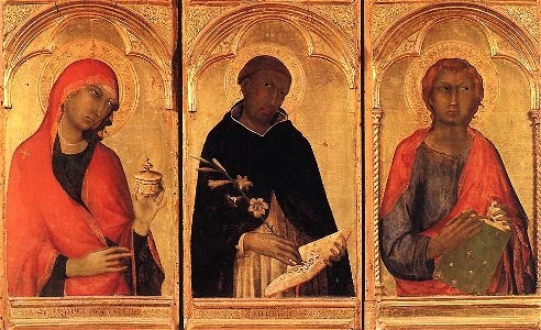 Simone Martini - Polyptych of Santa Caterina (detail) - WGA21410