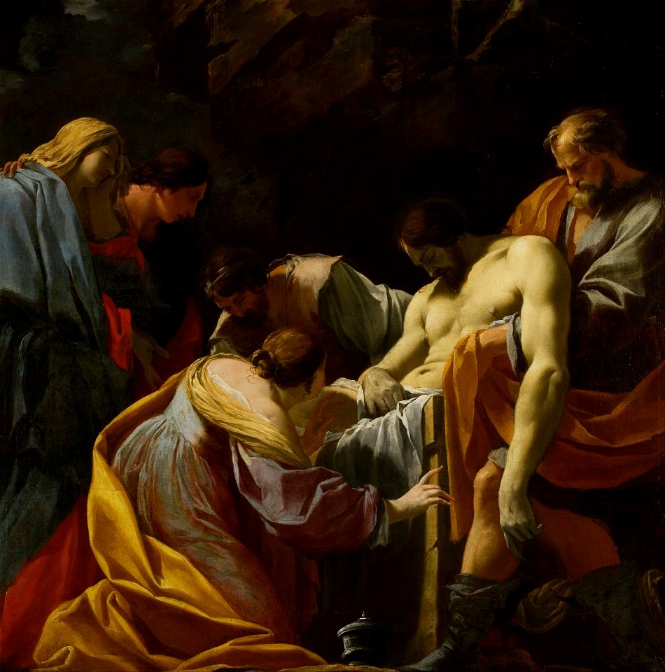 The Entombment, Simon Vouet, 1649