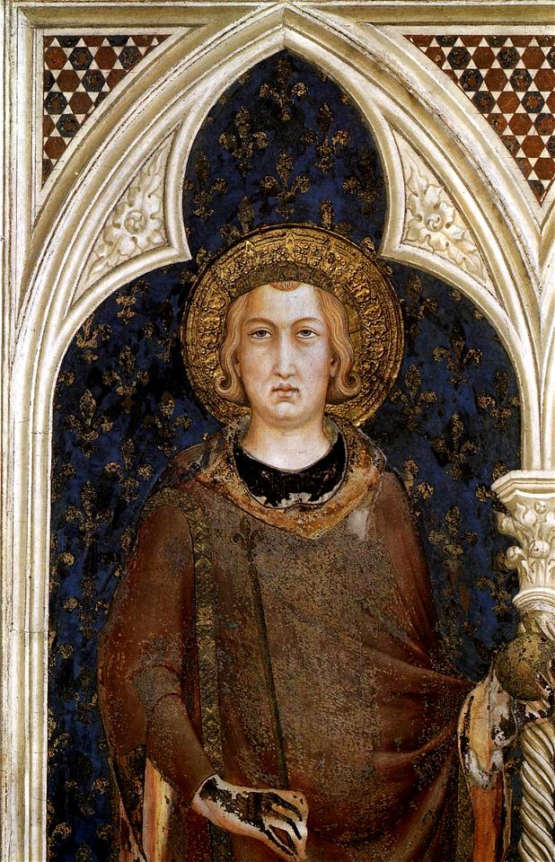 Simone Martini - St Louis of France (detail) - WGA21362
