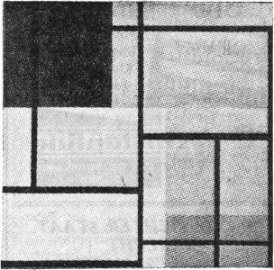 Simultaneous Composition XXIV by Theo van Doesburg