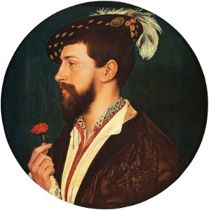 Simon George, by Hans Holbein the Younger. Free illustration for personal and commercial use.