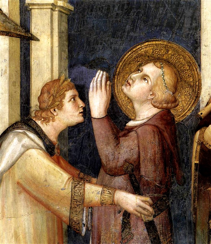 Simone Martini - St. Martin is Knighted (detail) - WGA21372