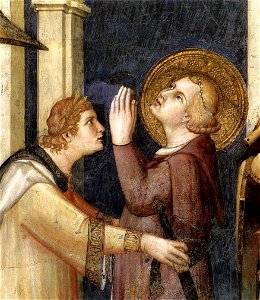 Simone Martini - St. Martin is Knighted (detail) - WGA21372