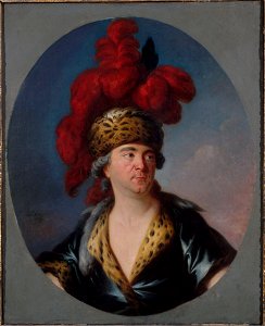 Simon-Bernard Lenoir - Portrait de Henri-Louis Lekain (1728-1778), dans le rôle de Gengis-Khan de l'Orphelin de la Chine, tragédie de Voltaire - P1924 - Musée Carnavalet