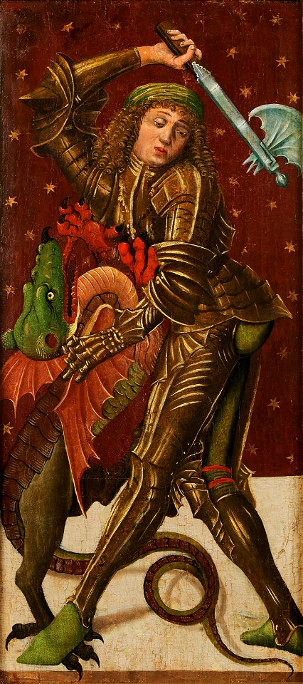 Simon von Taisten (^) - Hl. Georg als Drachentöter - 5630 - Österreichische Galerie Belvedere