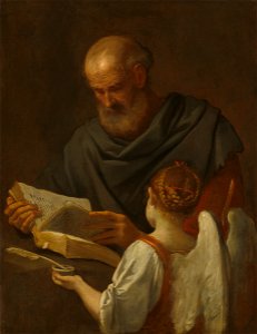 Simone Cantarini - Saint Matthew and the Angel - WGA4043