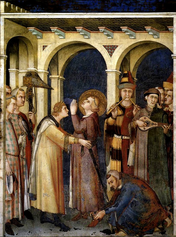 Simone Martini - St. Martin is Knighted (scene 3) - WGA21370