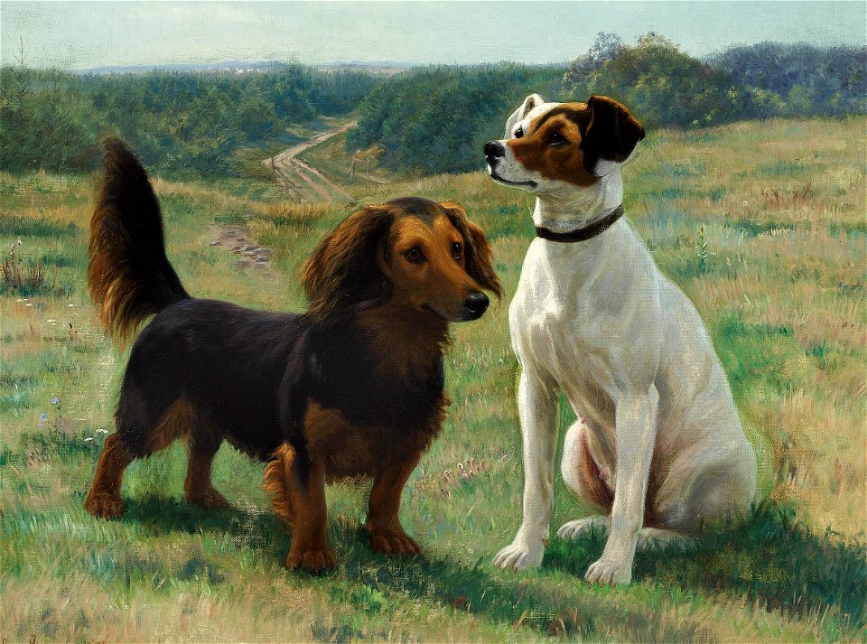 Simon Simonsen - Gravmanden og Molly - 1898