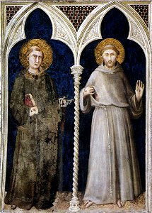 Simone Martini - St Anthony of Padua and St Francis - WGA21358