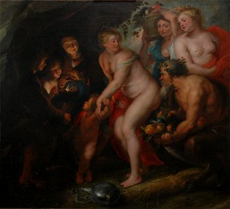 Sine Cerere et Baccho Friget Venus after Peter Paul Rubens Paleis Het Loo