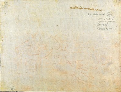 Simone Cantarini - Esboço de Narciso