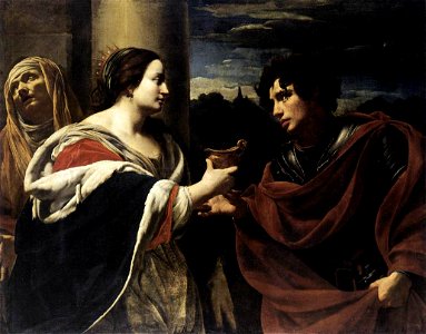 Simon Vouet - Sophonisba Receiving the Poisoned Chalice - WGA25358