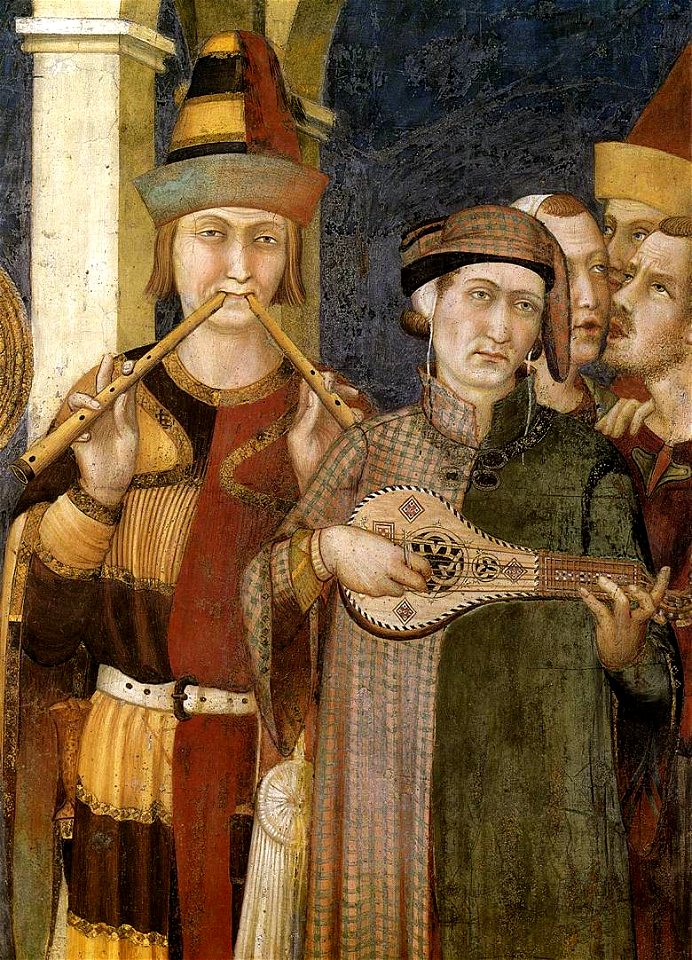 Simone Martini - St. Martin is Knighted (detail) - WGA21373