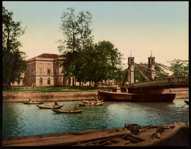 Singapore. Cavenagh Bridge with Stamp Office LCCN2017657646