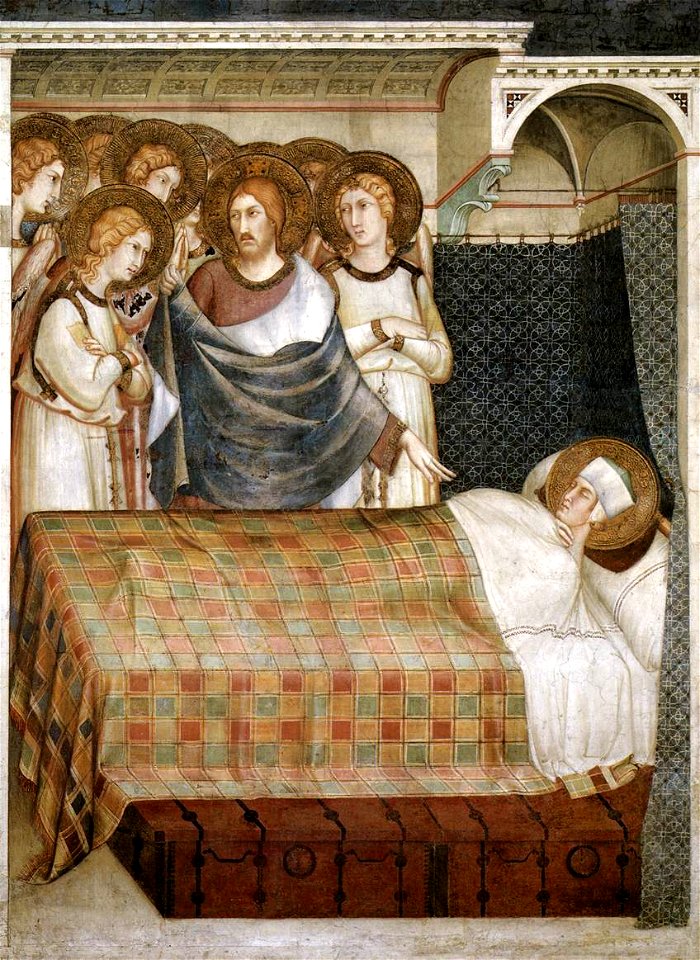 Simone Martini - The Dream of St. Martin (scene 2) - WGA21368