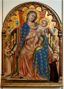Simone dei Crocifissi (ca.1330-1399) - Maria met kind (1379) - Bologna Pinacoteca Nazionale - 26-04-2012 8-40-37