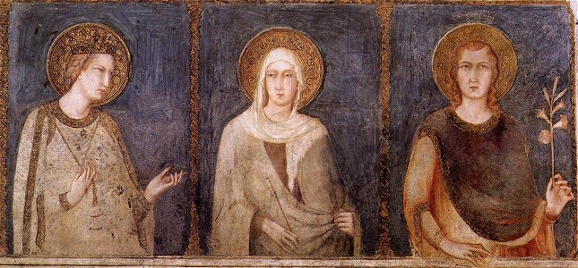 Simone Martini - St Elisabeth, St Margaret and Henry of Hungary - WGA21397
