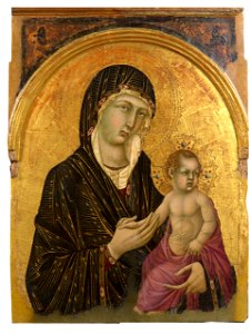 Simone Martini - Madonna and Child (no. 583) - WGA21342. Free illustration for personal and commercial use.