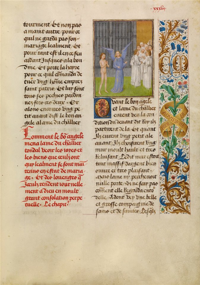 Simon Marmion (Flemish, active 1450 - 1489) - The Happy Crowds of the Faithfully Married - Google Art Project