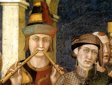 Simone Martini - St. Martin is Knighted (detail) - WGA21374